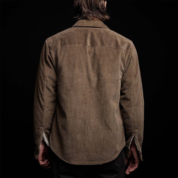 Sherpa Lined Jumbo Cord Jacket in Old Whiskey | James Perse Los Angeles