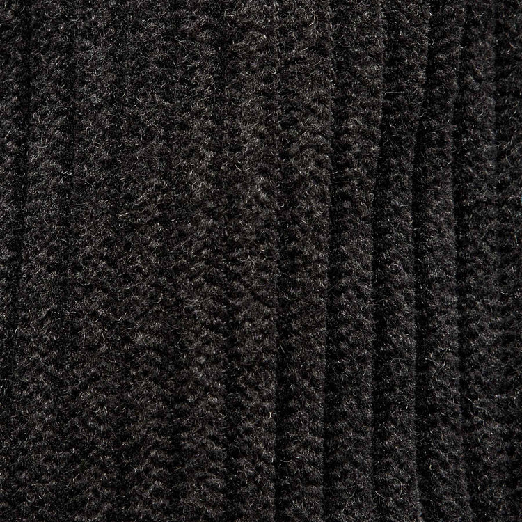 Down Filled Cord Jacket in Black | James Perse Los Angeles