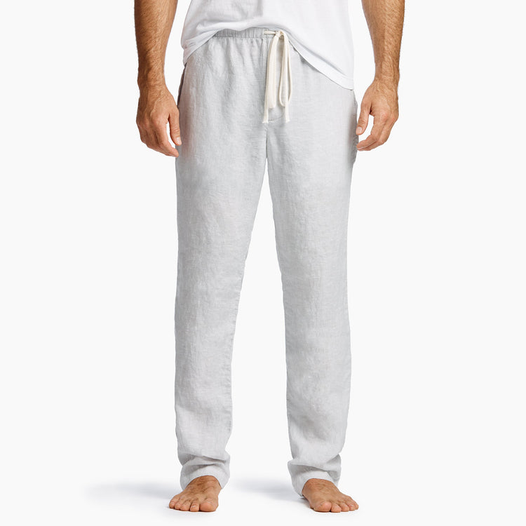 Linen Lounge Pant in Cloud | James Perse Los Angeles