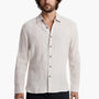 Slim Fit Clean Linen Shirt in Wheat | James Perse Los Angeles
