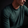 Shirttail Hem Crew in Laurel | James Perse Los Angeles