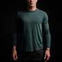 Shirttail Hem Crew in Laurel | James Perse Los Angeles