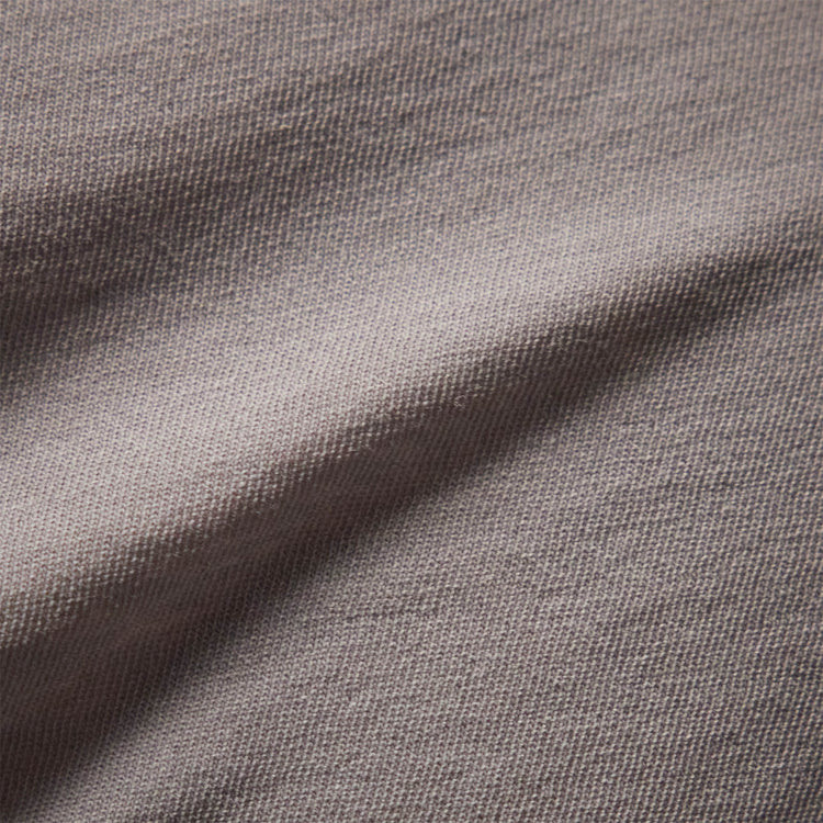 Shirttail Hem Crew in Silver Grey Pigment | James Perse Los Angeles