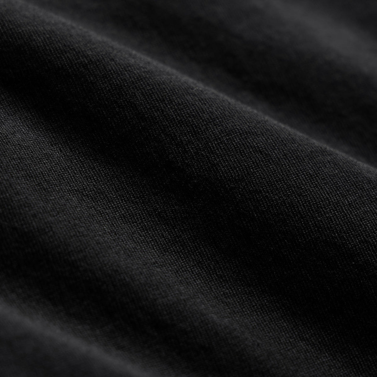 Clear Jersey Crew in Black | James Perse Los Angeles