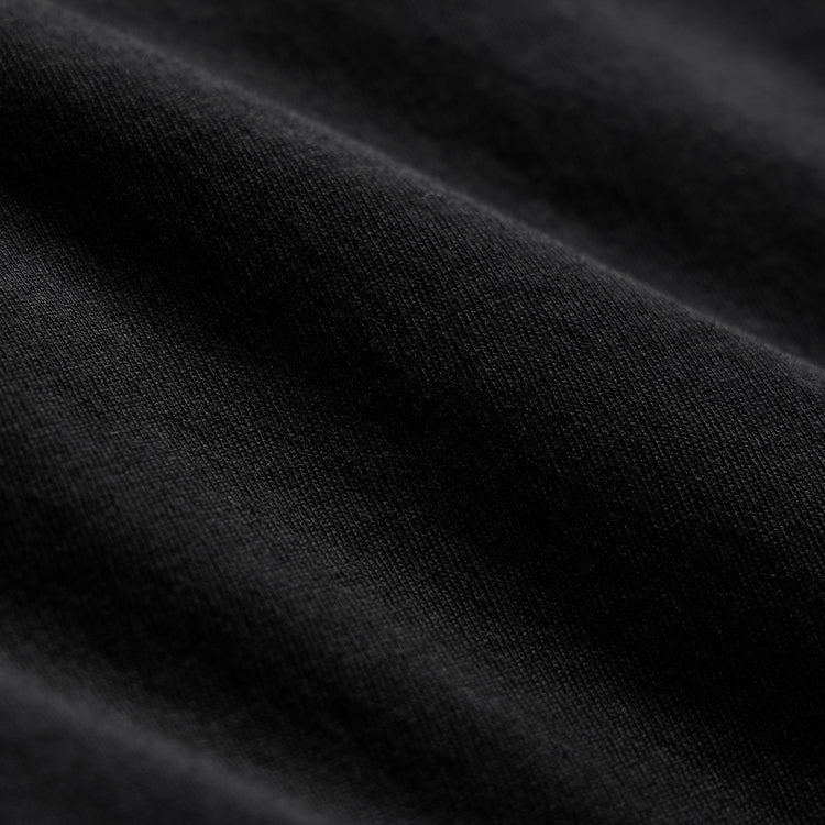 Clear Jersey Crew in Black | James Perse Los Angeles