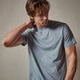 Clear Jersey Crew in Bluestone Pigment | James Perse Los Angeles