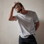 Clear Jersey Crew in Baby Blue Pigment | James Perse Los Angeles