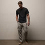 Clear Jersey Crew in Carbon Pigment | James Perse Los Angeles
