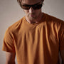 Clear Jersey Crew in Citrine Pigment | James Perse Los Angeles