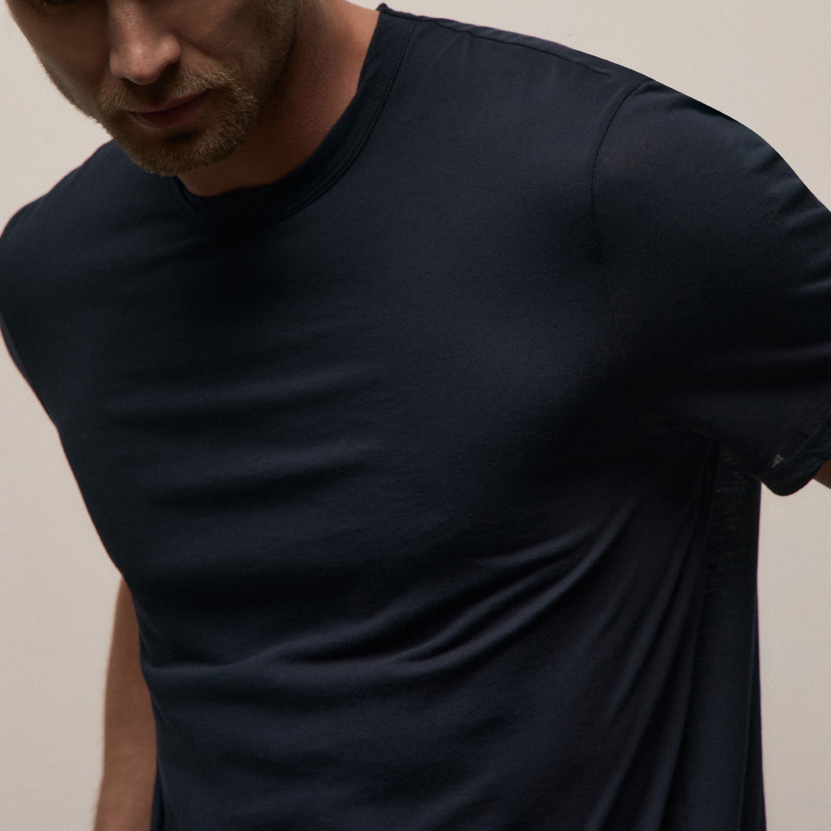 Clear Jersey Crew in Deep | James Perse Los Angeles