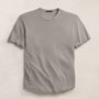 Clear Jersey Crew in Fog Pigment | James Perse Los Angeles