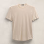 Clear Jersey Crew in Latte Pigment | James Perse Los Angeles