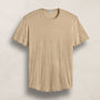 Clear Jersey Crew in Light Khaki Pigment | James Perse Los Angeles