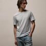 Clear Jersey Crew in Memory Pigment | James Perse Los Angeles