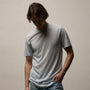 Clear Jersey Crew in Memory Pigment | James Perse Los Angeles