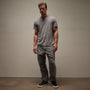 Clear Jersey Crew in Silver Grey Pigment | James Perse Los Angeles
