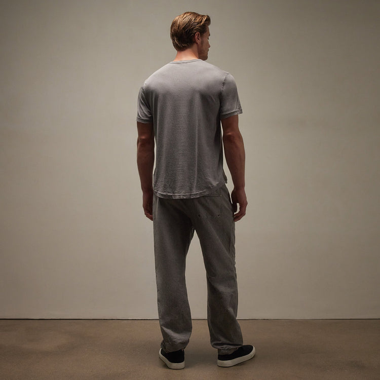 Clear Jersey Crew in Silver Grey Pigment | James Perse Los Angeles