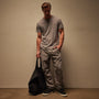 Clear Jersey Crew in Silver Grey Pigment | James Perse Los Angeles