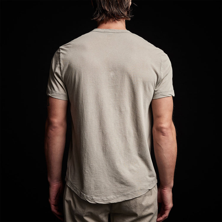 Clear Jersey Crew in Silt Pigment | James Perse Los Angeles 