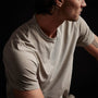 Clear Jersey Crew in Silt Pigment | James Perse Los Angeles 