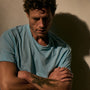 Clear Jersey Crew in Skipper Pigment | James Perse Los Angeles