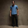 Clear Jersey Crew in Spectrum Blue Pigment | James Perse Los Angeles