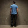 Clear Jersey Crew in Spectrum Blue Pigment | James Perse Los Angeles