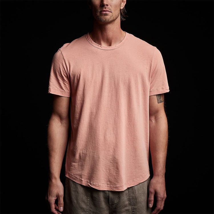 Clear Jersey Crew in Spritz Pigment | James Perse Los Angeles 