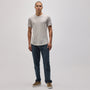 Clear Jersey Crew in Salt Pigment | James Perse Los Angeles
