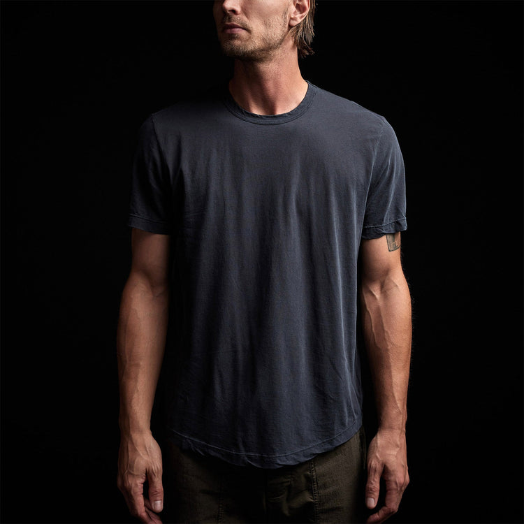 Clear Jersey Crew in Titan Pigment | James Perse Los Angeles