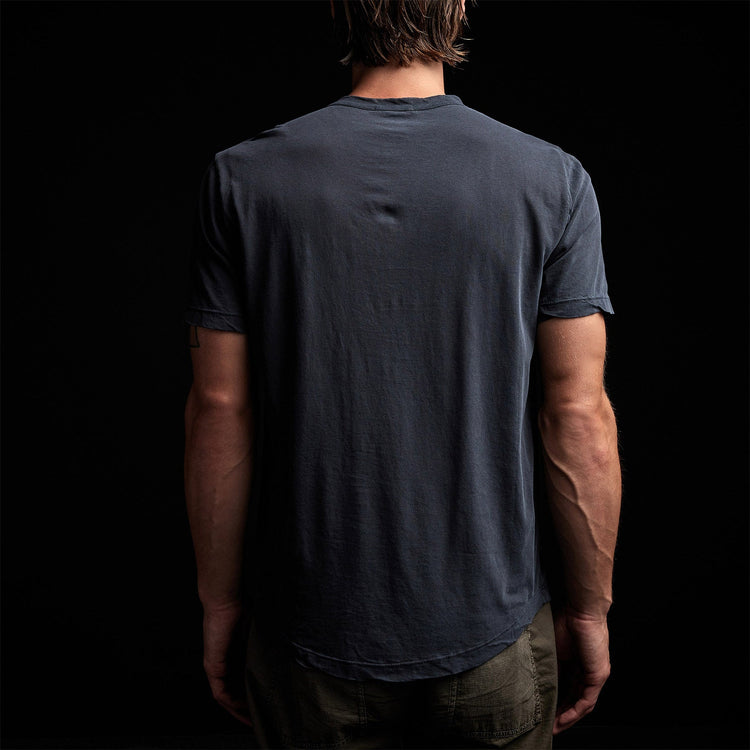 Clear Jersey Crew in Titan Pigment | James Perse Los Angeles