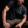 Clear Jersey Crew in Titan Pigment | James Perse Los Angeles