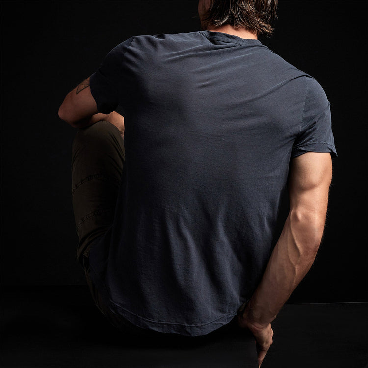 Clear Jersey Crew in Titan Pigment | James Perse Los Angeles