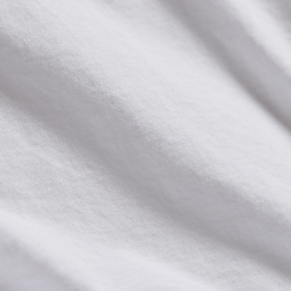 Clear Jersey Crew in White | James Perse Los Angeles