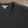 Clear Jersey V Neck in Carbon Pigment | James Perse Los Angeles FLAT