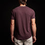 Clear Jersey V Neck in Eggplant | James Perse Los Angeles