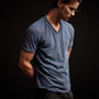 Clear Jersey V Neck in Sea Captain Pigment | James Perse Los Angeles