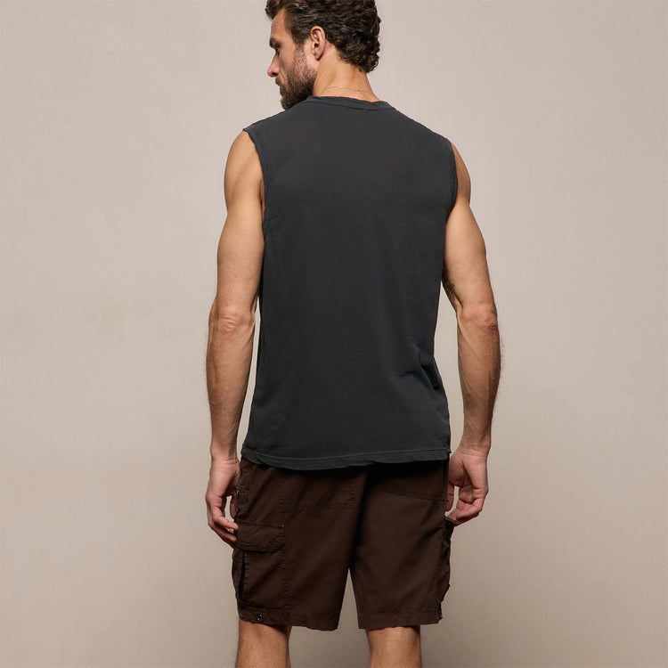 LA Muscle Tank in Magma Pigment | James Perse Los Angeles