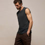 LA Muscle Tank in Magma Pigment | James Perse Los Angeles