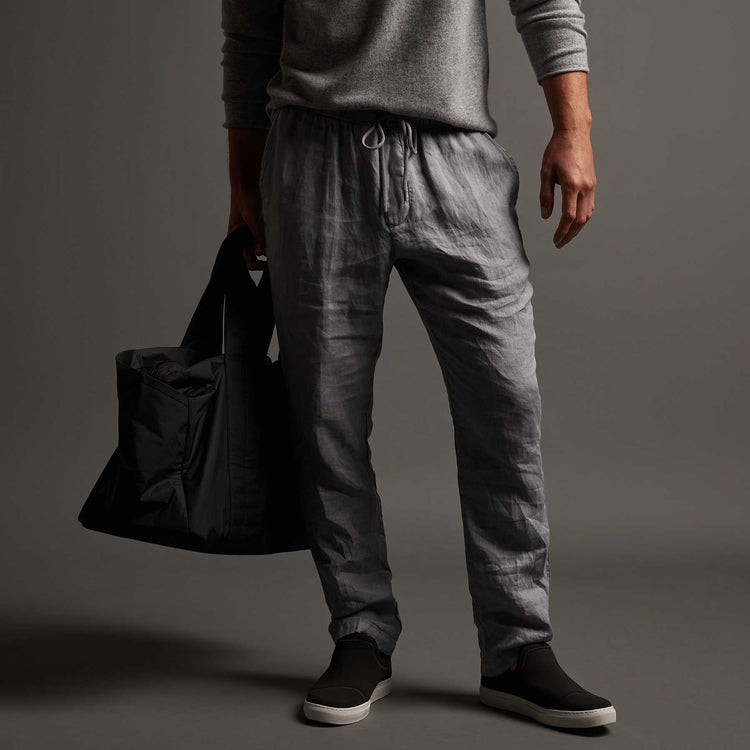 Lightweight Linen Pant in Breeze Pigment | James Perse Los Angeles