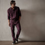 Lightweight Linen Pant in Eggplant | James Perse Los Angeles
