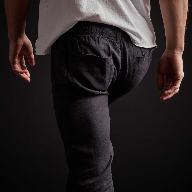 Lightweight Linen Pant - French Navy Pigment | James Perse Los Angeles