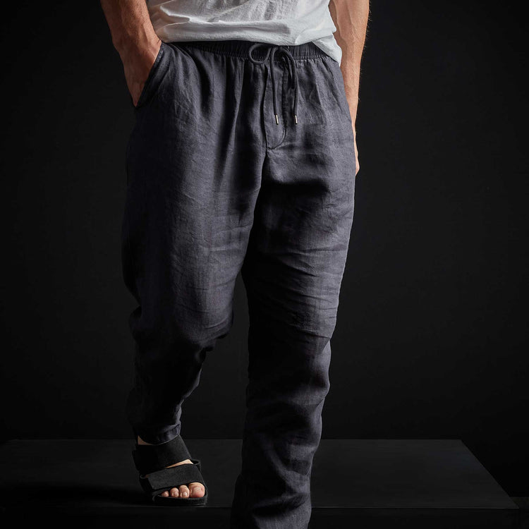 Lightweight Linen Pant - Titan Pigment | James Perse Los Angeles