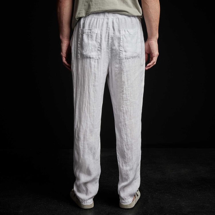 Lightweight Linen Pant in White | James Perse Los Angeles
