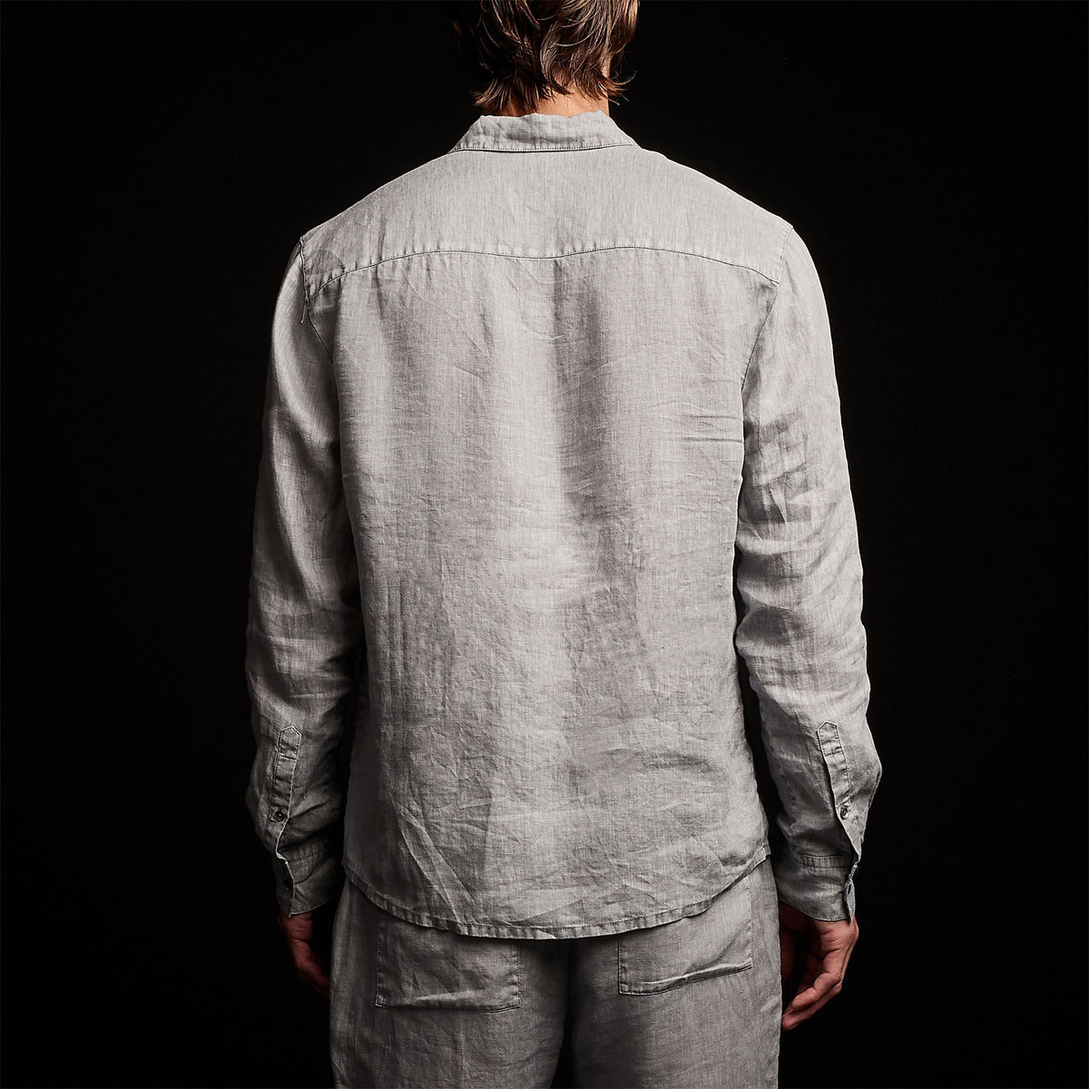 Classic Linen Shirt in Breeze Pigment | James Perse Los Angeles