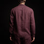 Classic Linen Shirt in Eggplant | James Perse Los Angeles