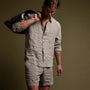 Classic Linen Shirt in Silt Pigment | James Perse Los Angeles