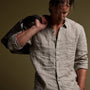 Classic Linen Shirt in Silt Pigment | James Perse Los Angeles