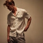 Linen Short Sleeve Pocket Shirt in White | James Perse Los Angeles