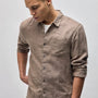 Lightweight Linen Shirt in Cargo Pigment | James Perse Los Angeles